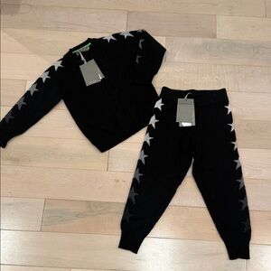 Brodie pure cashmere girls boys kids pants top set 4